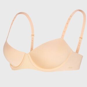 SAVAGE X FENTY New Microfiber Push-up Nude Cream Bra - Wired Padded